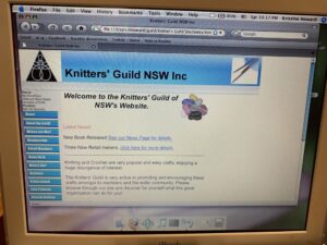 Wow. A blast from the Dark Ages of the @KnitGuildNSW, back when I took over as webmaster! https://t.co/IdIM1zHxz3