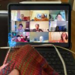 Thursday morning ritual - joining in the Zoom chat for my Sydney knitting group. ❤️🧶 https://t.co/aFnyCTF5XZ https://t.co/mESXXDM5kx