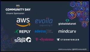 Los geht's! Thank you to all the sponsors that made #AWSCommunityDay Germany possible... 🇩🇪 @AWSCommunityDE https://t.co/2Fewy97tal