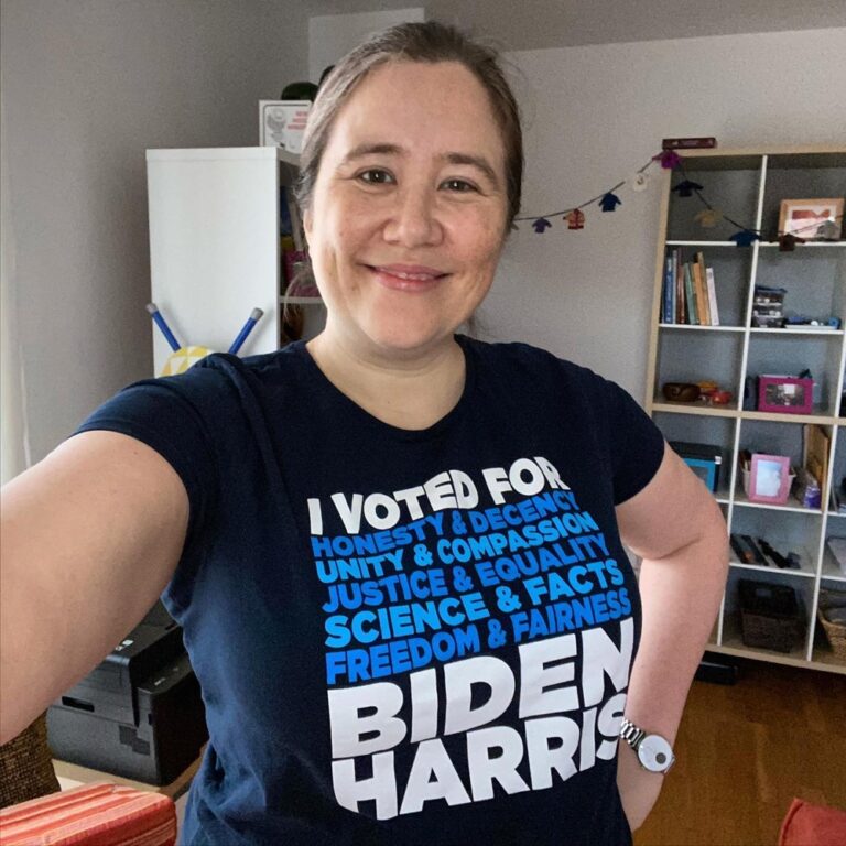 Thanks @demsabroad for my sweet new shirt. Thanks @votefromabroad for helping me exercise my Constitutional rights every election. Thanks Electoral College for doing your job, as well as all the hardworking election officials. ❤️🇺🇸