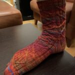 Finally finished the Milo Socks for @the_snook. Started them back in June but they took me forever to finish. Wool is Crazyfoot by Mountain Colors, purchased in Phoenix, Arizona many years ago because it reminded me of the colours of the desert! https://t.co/KzvrDmocbk https://t.co/1Zf1SvkVSQ