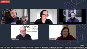 FIVE AWS Developer Advocates on one live stream! And we aren't *just* talking about baldness and beards, I promise... https://t.co/Vp850qwkkl https://t.co/9KN6ek4UPk