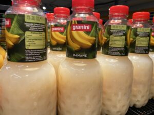 In Germany, one can purchase banana juice. I find this fascinating... but not enough to buy it. 😳🍌 https://t.co/ls3HO2VnmN