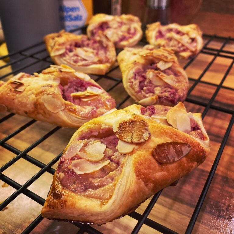 Raspberry ricotta pastries, courtesy of the Snook. (Folks, given the holidays and lockdown, food is all we’ve got to amuse ourselves. Expect to see a lot more photos in the next fortnight!)