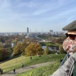 The Olympiaberg is the highest point in Munich Olympic Park, constructed from WW2 rubble. There was quite a crowd on the top, enjoying the spectacular views (so we wore our masks). We could just see the Alps! 🏔 https://t.co/J9LJEWHEQS