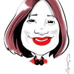 So @BuildStuffConf had a special "room" at the virtual conference where you could turn on your camera and get a caricature done! I was ENRAPTURED when he added my red lippie. Thank you #BuildStuffConf!! ❤️💋 https://t.co/ATLkOOqtb7