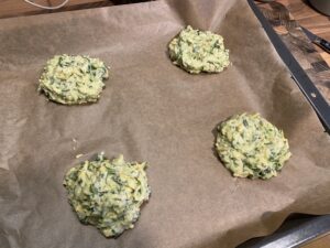 Lunchtime virtual class on Albanian cooking with Deshira, a wonderful chef from @migratefuluk! Vegetarian courgette fritters... which I paired with a plate of German cold cuts. 😍😂 https://t.co/6vWKzv9tpd