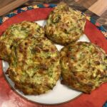 Lunchtime virtual class on Albanian cooking with Deshira, a wonderful chef from @migratefuluk! Vegetarian courgette fritters... which I paired with a plate of German cold cuts. 😍😂 https://t.co/6vWKzv9tpd