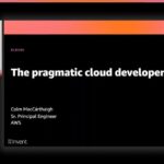 Listening to @colmmacc's #reinvent session "The Pragmatic Cloud Developer," title of which which pays homage to @PragmaticAndy and @pragdave's famous book. Lots of good insights about making sensible decisions no matter how big the company. #reInvent https://t.co/igcQCRrVST https://t.co/7jiF1vGZay