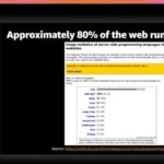 I really enjoyed @benjamin_l_s's session on the Serverless LAMP stack. As he points out, 80% of the web still runs on PHP. Custom runtimes mean you can run serverless PHP functions and never have to worry about scaling Apache. 😃 #reInvent https://t.co/9F0ZIvym8A