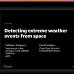 I like that tech conferences now include sessions with cloud architecture diagrams and demos about talking to spacecraft. SPACECRAFT. Really feels like you're living in the future! 🚀📡🛰️ #reinvent @Yudhajeet1 https://t.co/oAyvkFRxsq