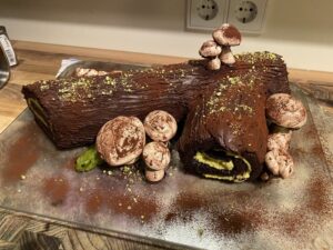 When I requested a special Christmas cake, I never envisioned this. This... is amazing. The Snook is a wizard. I’m incredibly lucky. 🪵🍰🍄🐸 https://t.co/j0A1PfXpYU