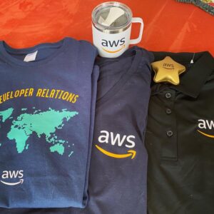 I’ve never gotten swag with my face on it before! (Well, except for face cakes from @hannahyanfield. ❤️) Thanks to my new team for the thoughtful gift. It’s a great way to start 2021... @awscloud https://t.co/3L4ghS6d2S