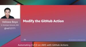 Really proud of @Vel12171 leading her first ever AWS Dev Day session! You can still register and watch her session about Automating CI/CD on AWS with @github Actions: https://t.co/cIEs6YbPhl https://t.co/XZRpn6kgRl