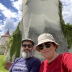 Picnic next to a castle, with homemade Rhabarberkuchen (rhubarb cake), made by the Snook! ❤️ @ Schloss Blutenberg https://t.co/ZSFls2BOXR