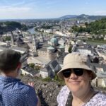 Checked in with our mate Mozart, then took the funicular up to the fortress Hohensalzburg, one of the biggest castles in Europe. 🎼🎹🎻🏰🏔 https://t.co/ju2wBApOpl