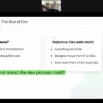 The advent of the Cloud and virtualisation has enabled the rise of dev and the concept of "shifting left," says @yishaibeeri from @LinearB_Inc, ultimately leading to code eating the world... @blndevops https://t.co/6HxiGxdr2a