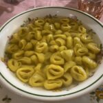 Final meal in Modena was at a trattoria recommended by our tour guide. I had local specialities tortellini in brodo (broth) and beef fillet with balsamic vinegar, while the Snook went with tagliatelle al ragu and roast goat! (He was in heaven.) 🐐 https://t.co/MSWYAcH1Ol