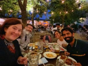 Official Oktoberfest may be cancelled, but there’s still gemütlichkeit to be had! We caught up with @soganmageshwar and his missus for dinner at the Hofbräukeller. ❤️🍻 (2021 Biergarten Count: 17) https://t.co/D8VKKGqJzi