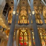 La Sagrada Familia. The exterior is striking, but the interior is breathtaking. The most beautiful church I’ve ever been in. 🌈⛪️ https://t.co/LxDGw0Ief1