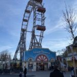 The Wiener Riesenrad (Giant Wheel) was for many years the tallest extant Ferris Wheel in the world, and featured notably in the films The Third Man, Scorpio, and (Rodd’s fave) The Living Daylights. We timed our ride perfectly for sunset! ❤️🌅🎡 https://t.co/8muApvlQWA