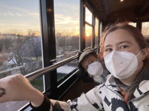 The Wiener Riesenrad (Giant Wheel) was for many years the tallest extant Ferris Wheel in the world, and featured notably in the films The Third Man, Scorpio, and (Rodd’s fave) The Living Daylights. We timed our ride perfectly for sunset! ❤️🌅🎡 https://t.co/8muApvlQWA