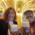 Frühlingsfest has begun! And they have a BEER CAROUSEL. We had half-meter sausages for dinner. There were a LOT of beardy dudes in Lederhosen. #springinmunich 🍻🎠 https://t.co/ZwEjFJ2qGj