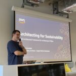 Next speaker is @awscloud Solution Architect Christoph Schmitter talking about architecting for sustainability. @AWSCommunityDE https://t.co/vLof7usBcR