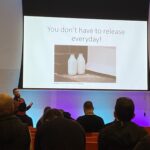 Software isn’t milk, @EmadAshi says. You don’t have to release it every day. Yes, fast feedback cycles are good, but you aren’t failing if you aren’t there yet! Pragmatic advice. #NDCMelbourne https://t.co/24EJBxLHAn