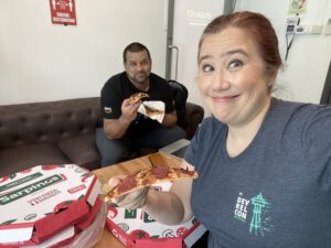 Hard at work with @the_cloud_ninja preparing for tomorrow’s live keynote for @awscloud Innovate For Every Application online event! There’s still time to register… 🍕 https://t.co/gpy1gssmi9 https://t.co/52STpAETHx