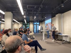 Kicking off tonight’s @aws_ug_muc meetup! Thanks to @adesso_SE for hosting at this lovely venue. @AWSCommunityDE #awsug @Osterjour https://t.co/DM9nTsQFHt