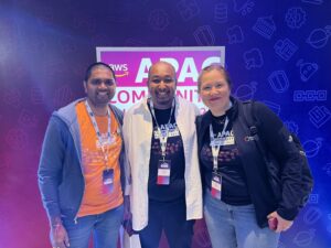 RT @Aviboy2006: AWS Community summit APAC - photo with @shafjag @web_goddess #AWSCommunityAPAC https://t.co/ytiuLDwbOh