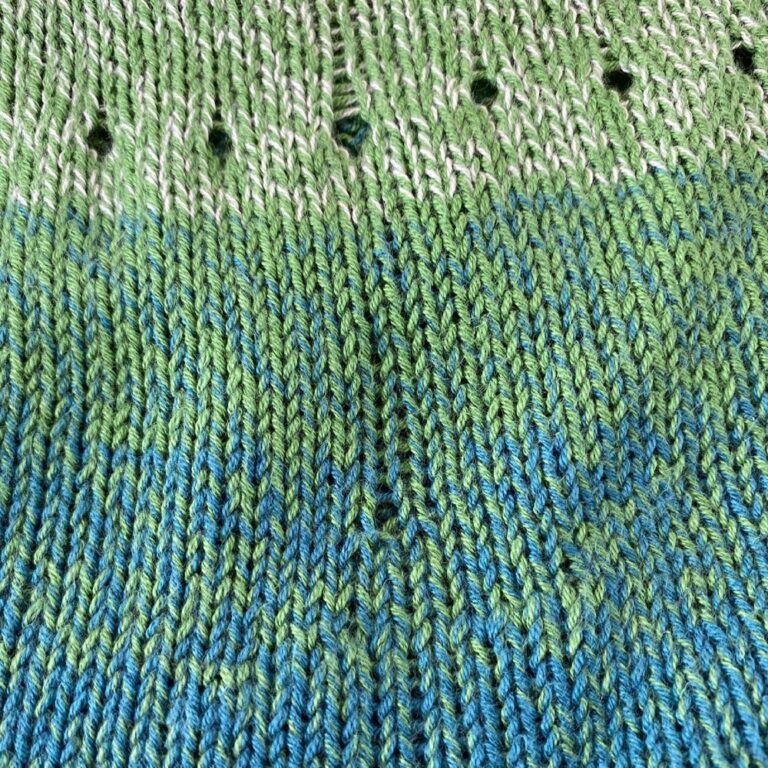 The Snook stopped me after lunch today. “It looks like there’s a hole in the back of your jumper!” Upon investigation, yup. There’s a random increase that shouldn’t be there, smack in the middle of the back of a garment I finished OVER A YEAR AGO. Time to frog and reknit...