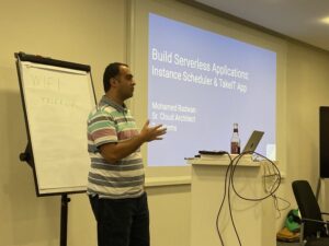 Very excited to see @mohammedradwan present on serverless applications at the AWS Dresden meetup! @AWSCommunityDE https://t.co/9ymLep7Mhw