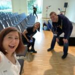 Tech check for #AWSCommunityDayDACH with @linda_mhmd and @osterjour! Looking forward to a wonderful day. #AWSCommunity https://t.co/PvLOXzsUdu