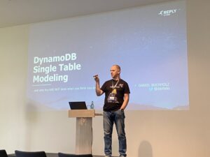 Really great session from @danbdo on @dynamodb single table modeling. I learned heaps, and he brought in some great best practices from @houlihan_rick and @alexbdebrie. #AWSCommunityDay @AWSCommunityDE https://t.co/GyIL0XubDc