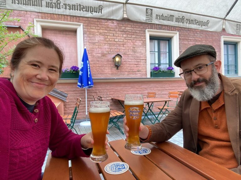 Happy Whit Monday! It’s a public holiday in Bavaria, so we are celebrating with Weissbier Frühstück. (That’s for you, @googahs!) 🍺 (2021 Biergarten Count: 4)