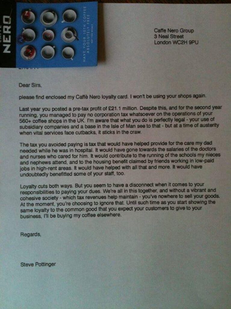 RT @emmafreud: One hell of a way to dispose of a "loyalty card" (via @bobbyllew and @indpndtliv) http://t.co/oOJ6DVJ3aU