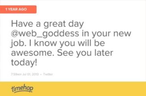 RT @knitterjp: Exactly 1 year ago today! (via @timehop) http://t.co/ZYWJMdvsyj http://t.co/5Q8XHxzj1E // IT'S MY ANNIMAVERSARY!