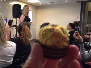 RT @redambition: Bribery. It works ;o) (also the Ferrero is relevant to this talk) #ggdsyd http://t.co/u5XF5ezrgy