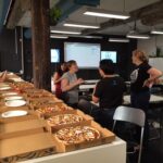 RT @daphnechong: Thanks to @Fishburners for the pizza and beer for tonight's @WWCSyd meetup! http://t.co/NcCaSxyZlu // I LOOK LIKE A GIANT.