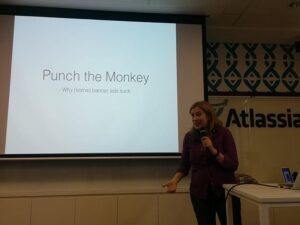 RT @GGDSydney: @web_goddess rocking it @Atlassian #ggdsyd Feb meetup http://t.co/SQH4TlxZco