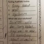 RT @KainTietzel: Homework from a 9 y.o. aussie kid. http://t.co/qSuv6YntWX