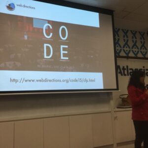 Great spruik for @webdirections Code by @mobywhale at #GGDSyd. Go put in a proposal! http://t.co/aChQJiSSGs http://t.co/kQqIJCugRQ