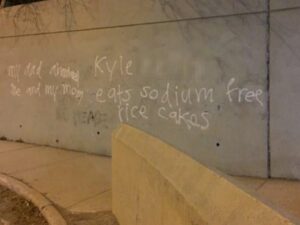 RT @codepo8: Canadian graffiti trash talking is going for the jugular http://t.co/T0ko288wqp