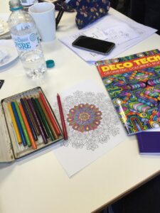 If anyone at #SheHacks2015 needs to de-stress or take a mental break, we have colouring books! Come over. http://t.co/rqpjqtl7ub