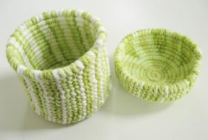 Knotted Rope Bowls | Luxe DIY - Looks kinda like the baskets we made, @RoseRed_Shoes!http://t.co/omtZLLQZiE http://t.co/CfOfRvdKbw