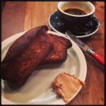 Banana bread with cinnamon butter and black coffee. I like this place. http://t.co/UsoI0p5utu http://t.co/7AGd5iODqm