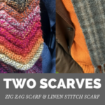 w-g: Two finished scarves! Zig-Zag and Linen Stitch. Just in time for winter... http://t.co/kUBz6lKFTR http://t.co/xiQOm6ftNU