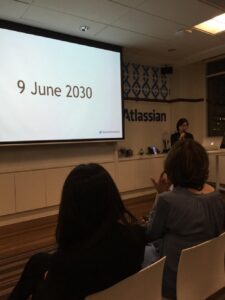 Predictions of the future from @susanshiwashere! #GGDSyd http://t.co/GMUbPtPsKS